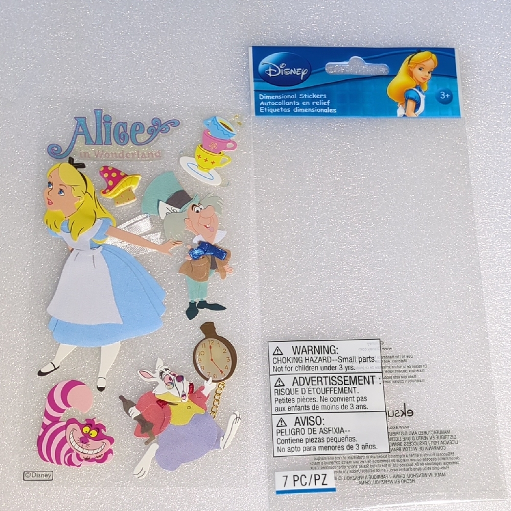 🩷5/20🩷Disney Alice in Wonderland Dimensional Stickers